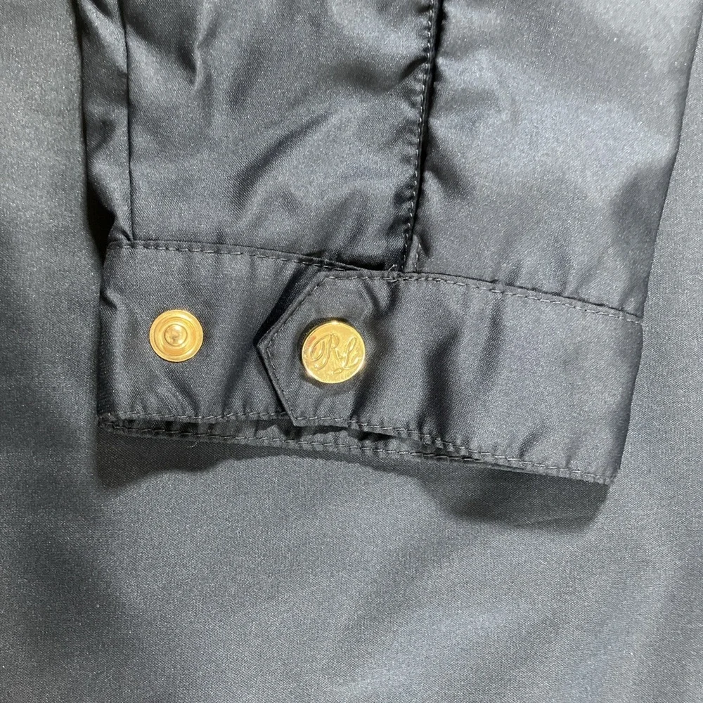 Polo Ralph Lauren Golf Navy Blue Jacket‎ Wachovia Championship Size Large
